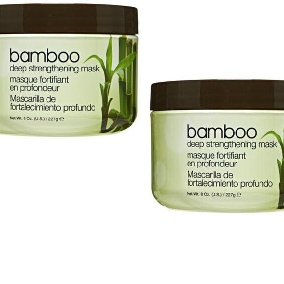 NEW Bamboo Deep Strengthening Mask for Dry Damaged Hair 8oz each X 3 - *SALE* - Picture 2 of 7
